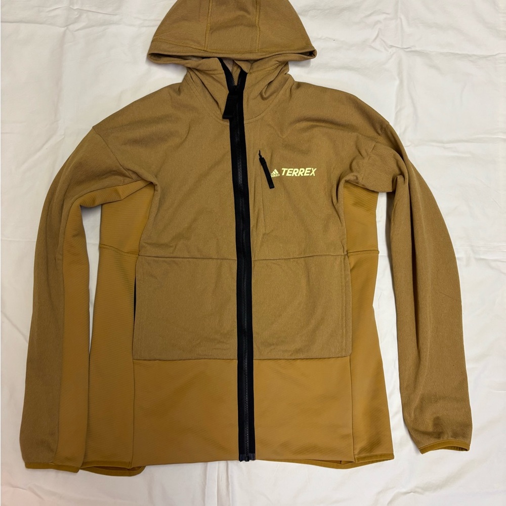 Adidas Terrex Tan Full-Zip Hoodie
